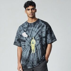 Travis Scott Astroworld Wish You Were Here Tie Dry  Concert Tour T Shirt Medium